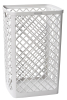Affaldsspand, Katrin 40L Tr&aring;dkurv plastik, hvid 320mmx250mm x 500mm