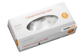 Vinylhandsker puderfri L