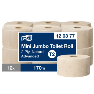 Toiletpapir Tork Min Jumbo Nature T2 170