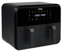 Princess Double Basket Airfryer Double hot air fryer 2.4kW Sort