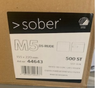 Konvolut SOBER M5 m/rude