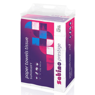 Satino Prestige håndklædeark 2lags 20,6x24cm 3750stk 