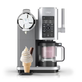 Ninja NC701EU Swirl fra CREAMi ismaskine 0,48liter S&oslash;lv