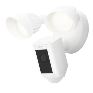 Ring Floodlight Cam Wired Plus - White