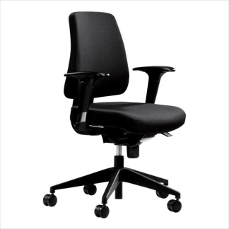 Ergo Base Kontorstol sort/sort stel max s&aelig;deh&oslash;jde 59cm