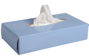 Ansigtsservietter, neutral, 2-lags, 20x19,5cm, hvid, 100% nyfiber